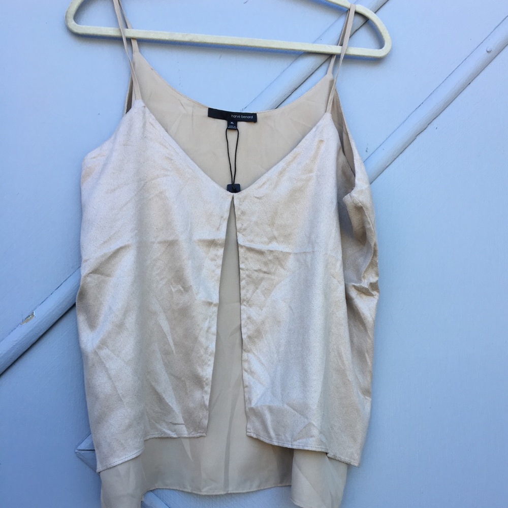 NWT Harvé Bernard Tan Camisole | Size XL